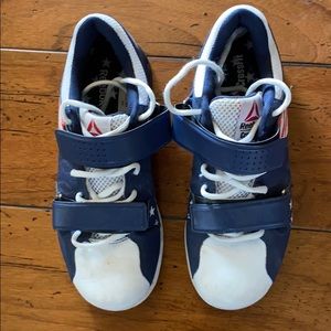 Rebook Red White and Blue Lifters